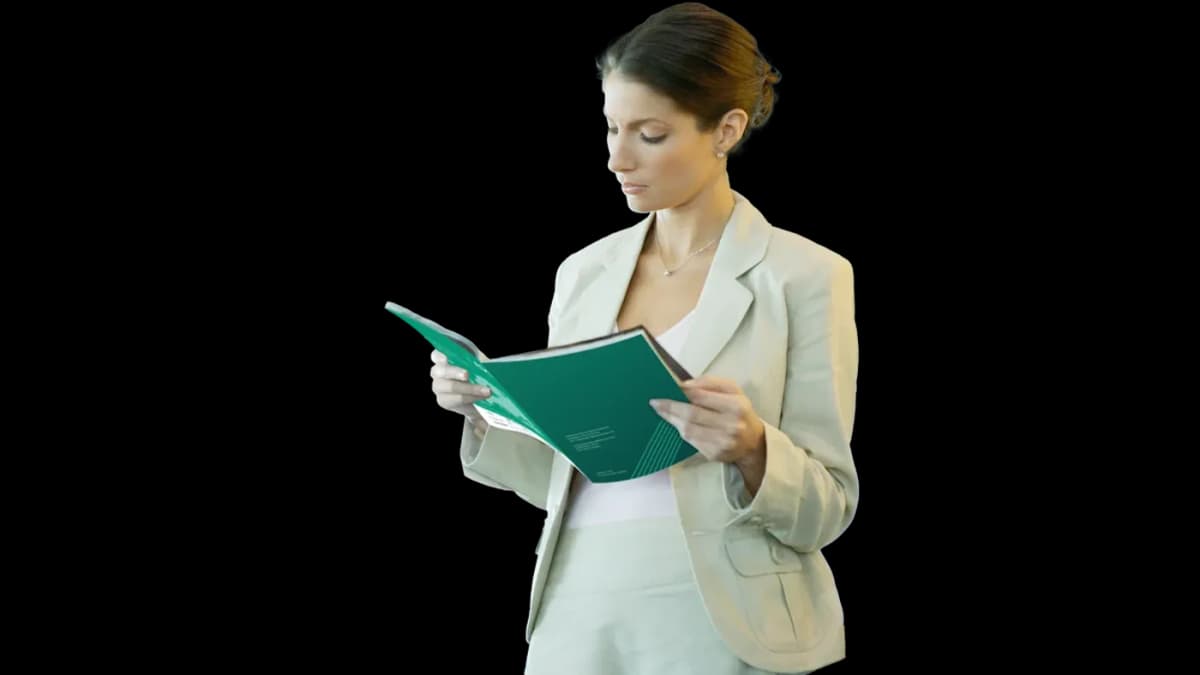 Woman reading The Value of Biosolutions report